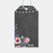 サンキューラベル素朴メッセージカードチョーク結婚ズ ギフトタグ (裏面)