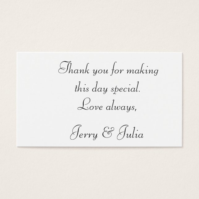 サンキューラベル2面 (正面)