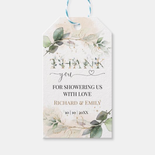 サンキューラベル ギフトタグ (正面)