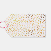 サンキューラベル | フェイバータグ | 金ゴールド斑 ギフトタグ (裏面横)