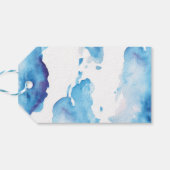 サンキューラベル |メッセージカード |水色(青) ギフトタグ (裏面横)