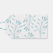 サンキューラベル |メッセージカード |水色（青） ギフトタグ (裏面横)