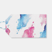 サンキューラベル |メッセージカード |青ピンク ギフトタグ (裏面横)