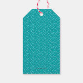 サンキューラベル |恐竜のパーティー – 水色 ギフトタグ (裏面)