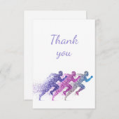 サンキューランナーランニングイベントマラソン サンキューカード (正面/裏面)