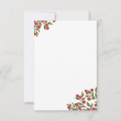 サンキューリス素朴ル自然ウッドランド動物 サンキューカード (裏面)