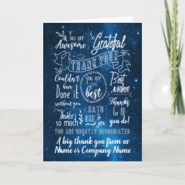 サンキューリタイアメントブルー宇宙 カード