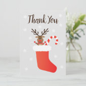 サンキュールドルフ赤ノステッドトナディアストッキング サンキューカード (スタンド正面)