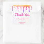 サンキューレインボドリップメルトベーカリーペストリーカテラー スクエアシール (バッグ)