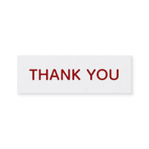 サンキューレッドホワイトタイポグラフィ感謝