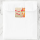 サンキューレッド&オレンジシーシェル、スターフィッシュブラウン スクエアシール (バッグ)