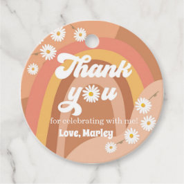 サンキューレトロGroovy Hippieレインボーデイジー特典 フェイバータグ