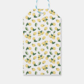 サンキューレモンブライダルウェディングシャワーメッセージカード ギフトタグ (裏面)