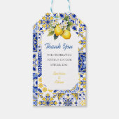 サンキューレモ地中海のンウェディングシャワー特典 ギフトタグ (正面)