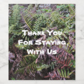 サンキューレンタルハウスファズフォトフォレストキャビン ワインラベル (シングルラベル)