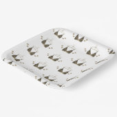 サンキューレースウォーターカラーランジェリーブライダルシャワー ペーパープレート (傾斜あり)