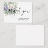 サンキューロザリオ宗教ラベンダーフローラ 名刺 (正面/裏面)