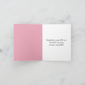 サンキューローズブーケ サンキューカード (内部)