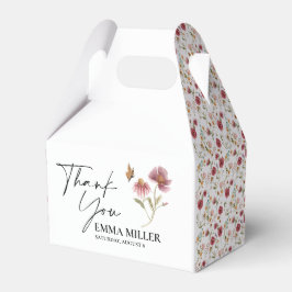 サンキューワイルドフラワー ブライダルシャワー フェイバーボックス