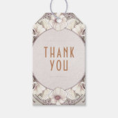 サンキューヴィンテージアールヌーボーミュシャギフトラベル ギフトタグ (正面)