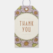 サンキューヴィンテージアールヌーボーミュシャギフトラベル ギフトタグ (裏面)