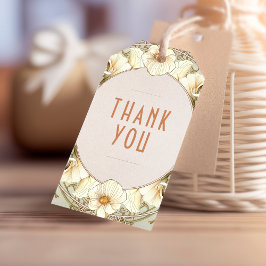 サンキューヴィンテージアールヌーボーミュシャギフトラベル ギフトタグ