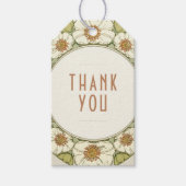 サンキューヴィンテージアールヌーボーミュシャ ギフトタグ (正面)