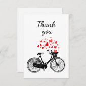 サンキューヴィンテージバイクラブハート サンキューカード (正面/裏面)