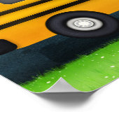 サンキュー先生イエロースクールバス11写真 ポスター (角)