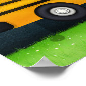 サンキュー先生イエロースクールバス20写真 ポスター (角)