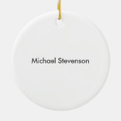 サンキュー先生ドードルオーナメント セラミックオーナメント (裏面)