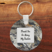 サンキュー先生感謝Driftwood自然 キーホルダー (正面)