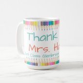 サンキュー先生 コーヒーマグカップ (正面左)