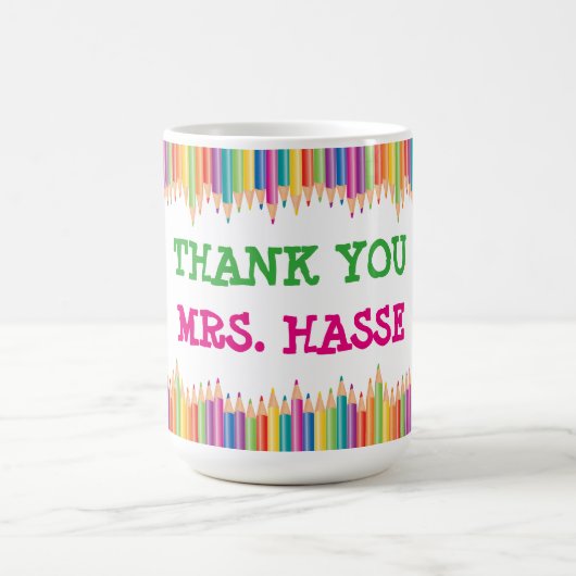 サンキュー先生 コーヒーマグカップ (中央)