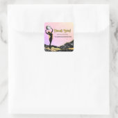 *~*サンキュー女神パステルグラデーショングリッター スクエアシール (バッグ)