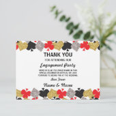 サンキュー婚約結婚ズラスベガスカジノカード 招待状 (スタンド正面)