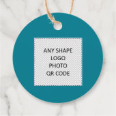 サンキュー感謝プロフェッショナルティール(緑がかった色) フェイバータグ (裏面)