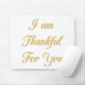 サンキュー文字引用文アートプリントデザイン マウスパッド (マウス)