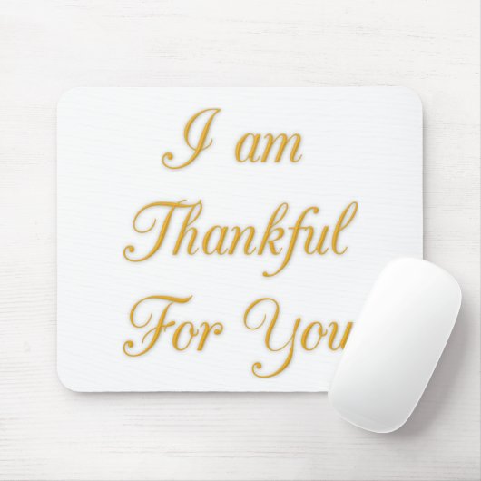 サンキュー文字引用文アートプリントデザイン マウスパッド (マウス)