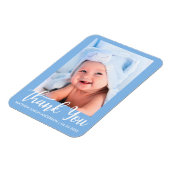 サンキュー新生児ブルー マグネット (左側)