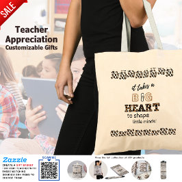 サンキュー最高の先生引用文カスタムLeopard Print トートバッグ