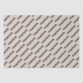 サンキュー最高の先生引用文カスタムLeopard Print 薄葉紙 (正面)