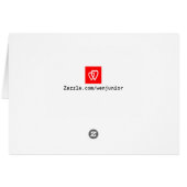 サンキュー最高の先生評価ハートカスタム (裏面横)