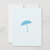 サンキュー男の赤ちゃんシャワーカード サンキューカード (裏面)