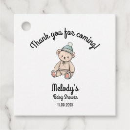 サンキュー男の赤ちゃんテディ フェイバータグ