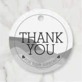 サンキュー白黒ラウンドつるラベル フェイバータグ (裏面)