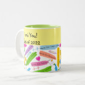 サンキュー看護インストラクター ツートーンマグカップ (正面左)