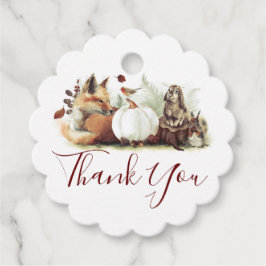 サンキュー秋誕生日パーティー フェイバータグ