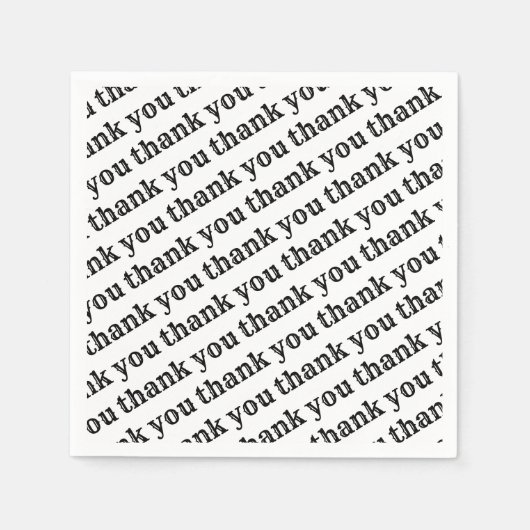 サンキュー紙ナプキンス スタンダードカクテルナプキン (正面)
