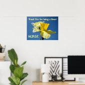 サンキュー素晴らしナースアートプリントナース週間 ポスター (ホームオフィス)